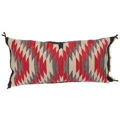 Navajo Indian Weaving Eye Dazzler Bolster Pillow
