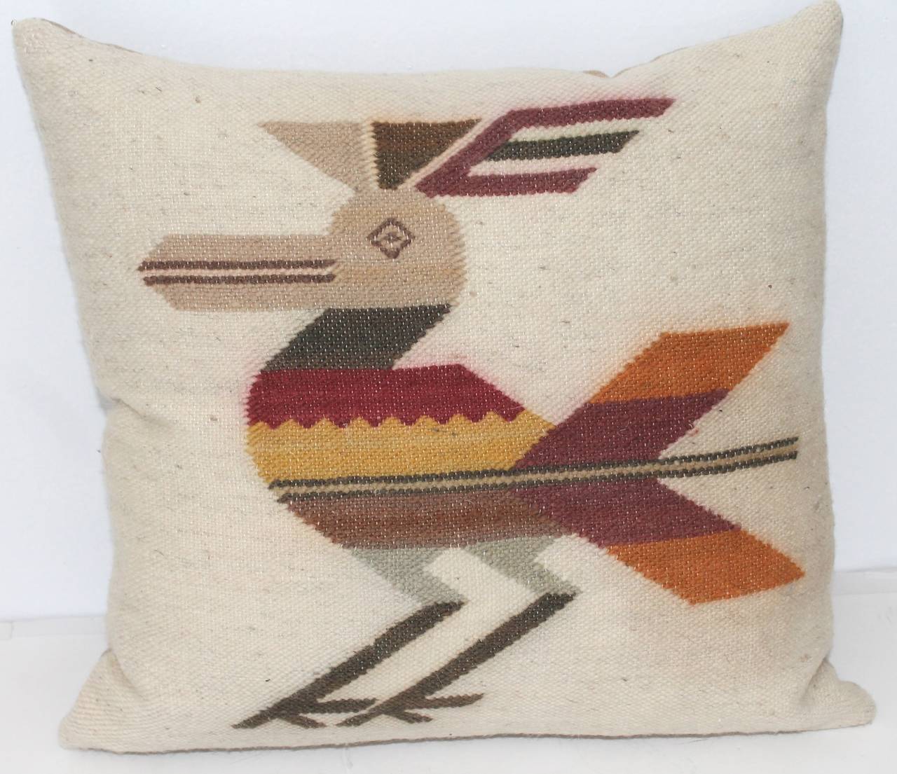Indian Weaving Road Runner Pillow