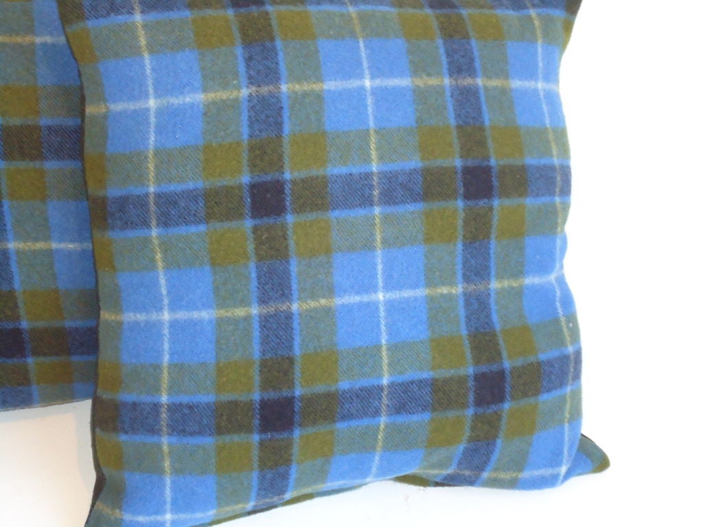 Country Vintage Pendleton Wool Blanket Pillows