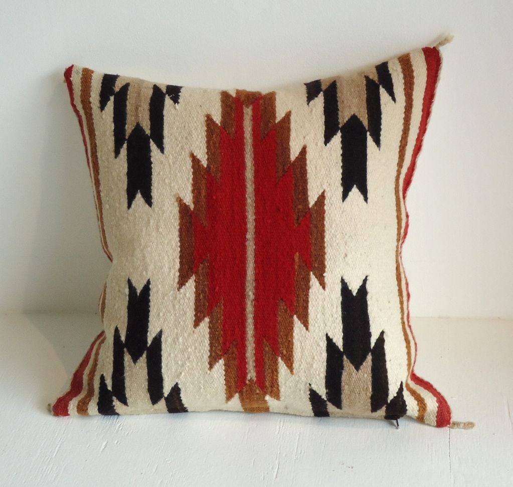 Navajo Weaving Pillow /great Colors and Design at 1stdibs