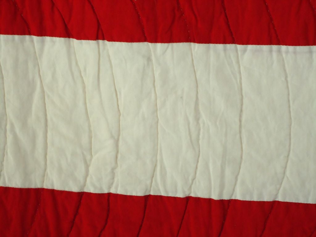 Cotton Rare & Folky 40 Star Flag Quilt From Pennsylvania  Collection