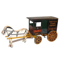 Antique Sheffield Farms Company Original Painted Milk Truck