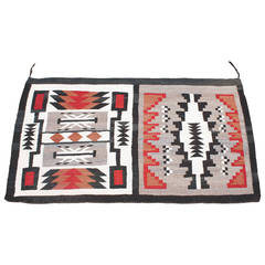 Amazing Navajo Indian Weaving with Double Pattern