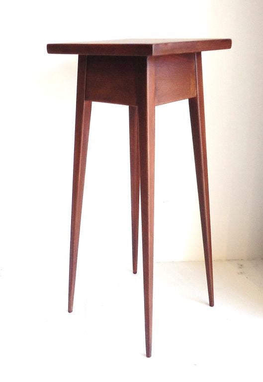 Early 20thc Tall Handmade Table/shaker Style