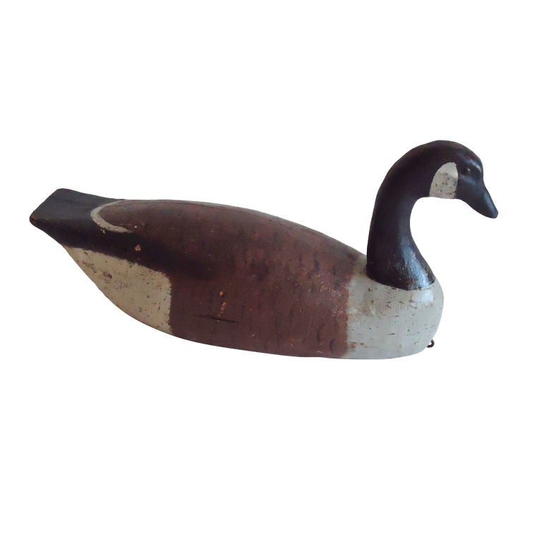 Early 20thc Original Painted & Signed "rw Schaap"canadian Goose