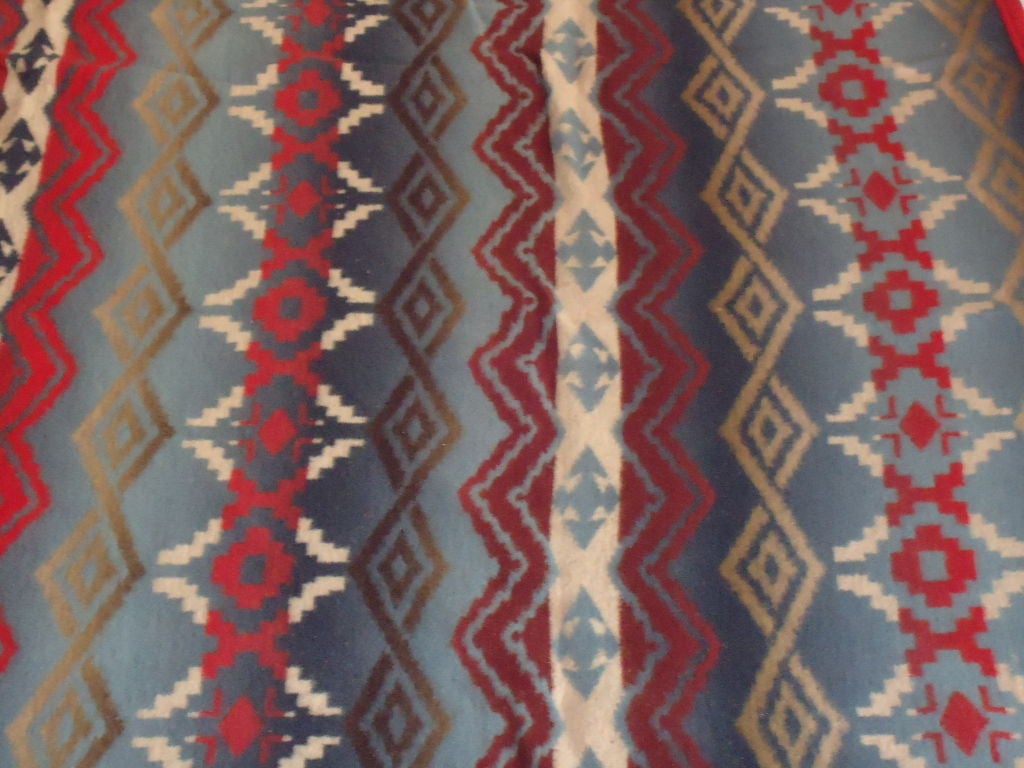 Beacon Indian Design Blanket /cotton W/original Label