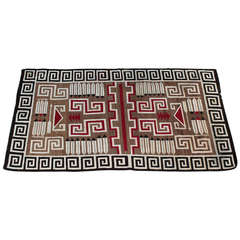 Early 20th Century Navajo Indian Weaving Rug