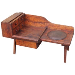 Early 19th Century Folky Cobblers Bench from Pennsylvania