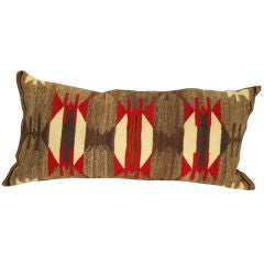 1930's Navajo Indian Weaving Bolster Pillow