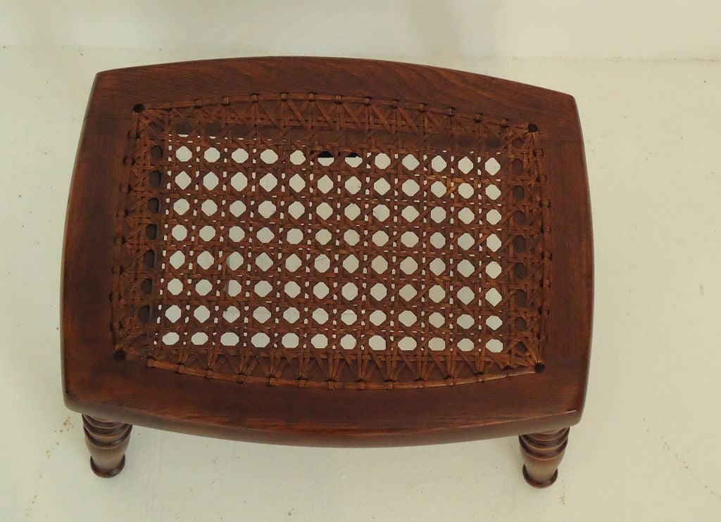 19THC OAK CANE SEAT SMALL FOOT STOOL IN GREAT CONDITION.THE STOOL IS VERY STURDY AND THE CANING IS IN MINT CONDITION.