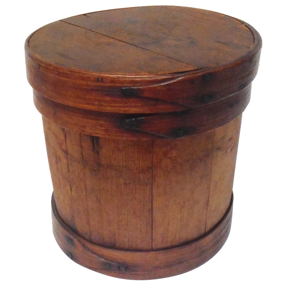 Early 19thc Oversized Pantry or Grain Container  From New England