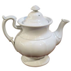 19thc English Ironstone teapot W/ Lid