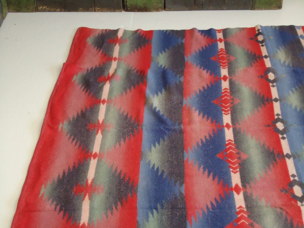 Fantastic Faded Colors Beacon Indian Blanket/cotton Camp Blanket