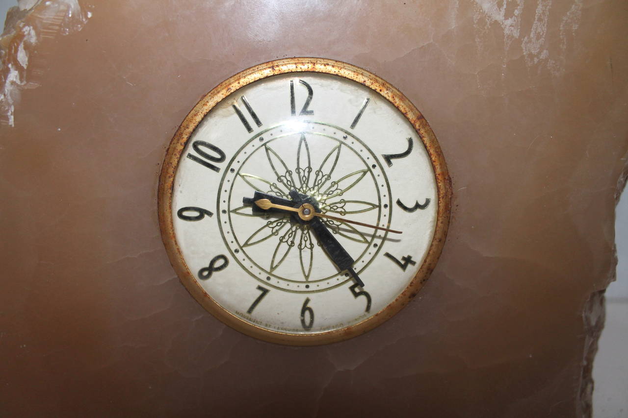 Early 20th Century Monumental Quartz Electric Clock with Original Works ...