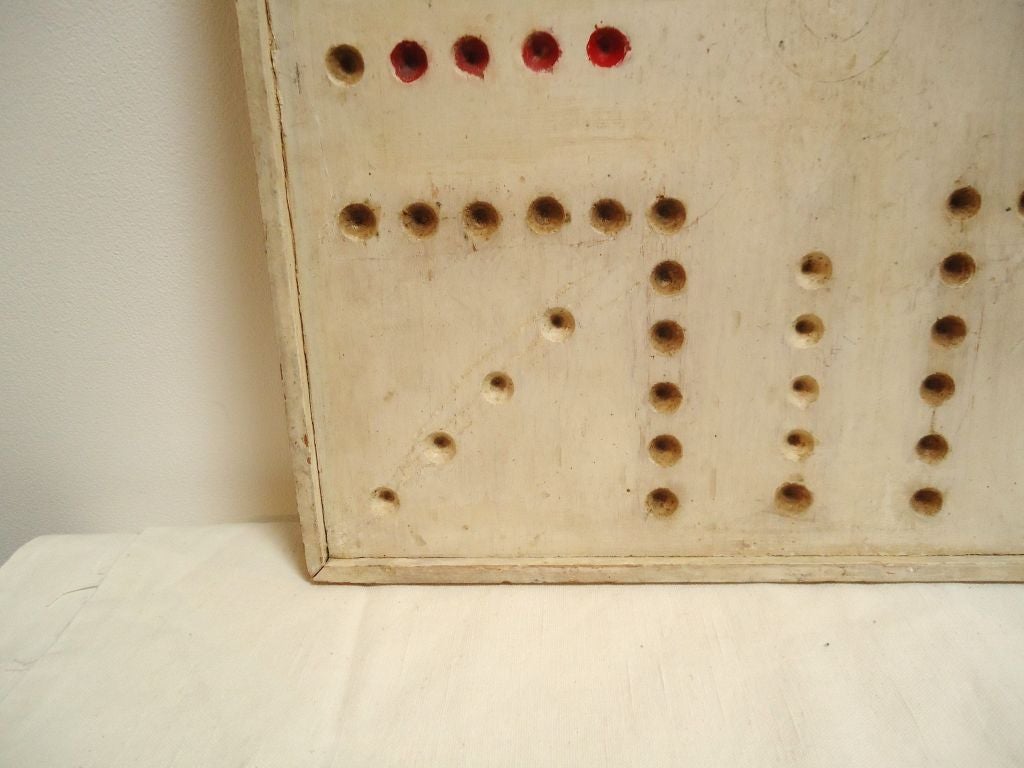 Late 19th C. Chinese  Checkers Gameboard 1