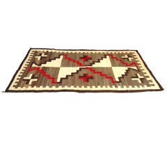 Large Navajo Indian Weaving Rug/fantastic Colors 
Cond.