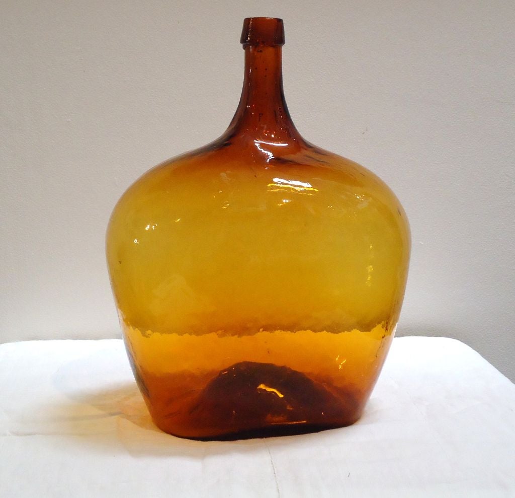 American Early & Fantastic Hand Blown Demi-john Oversize N.E. Bottle