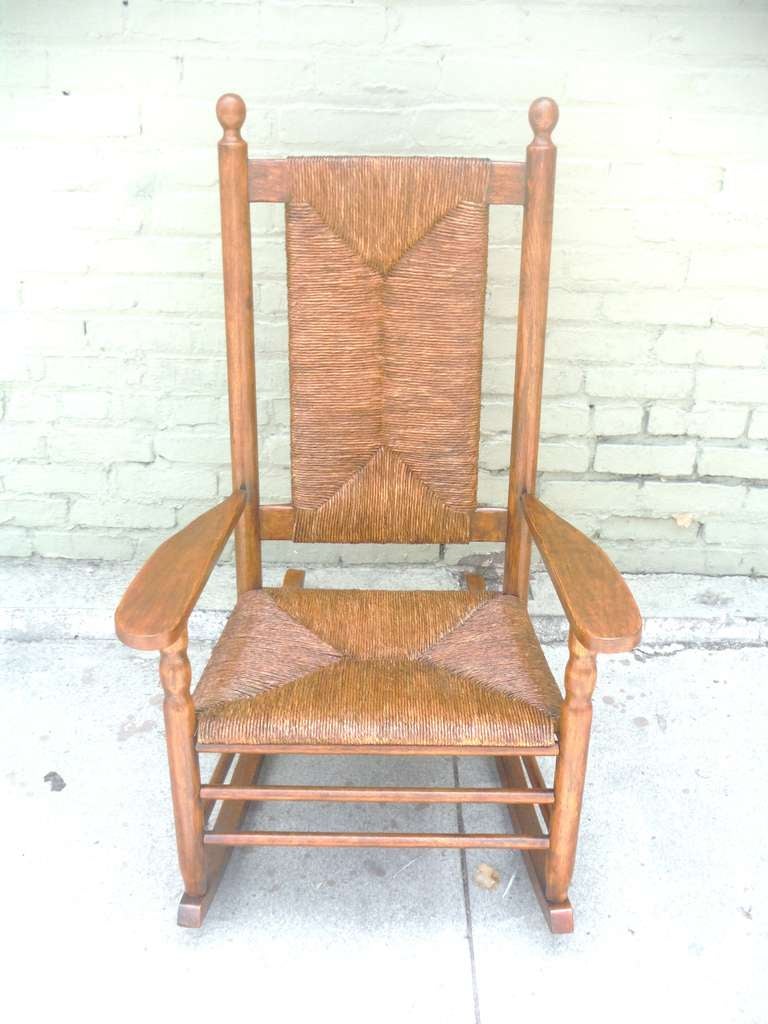 American Rustic Porch Rocking Chair From The Adrondacks