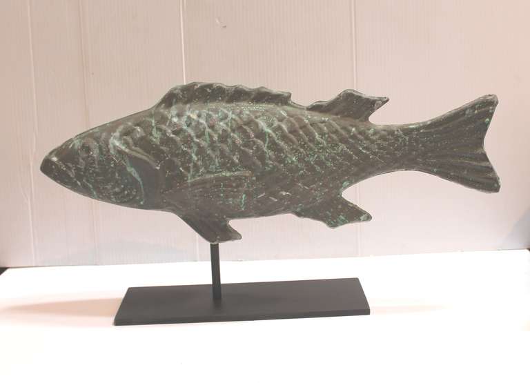 20th Century Copper,  New England Cod Fish Weather Vane