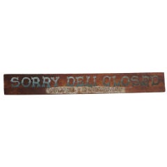 Folky Original Painted Trade Sign, Early 20th Century 6