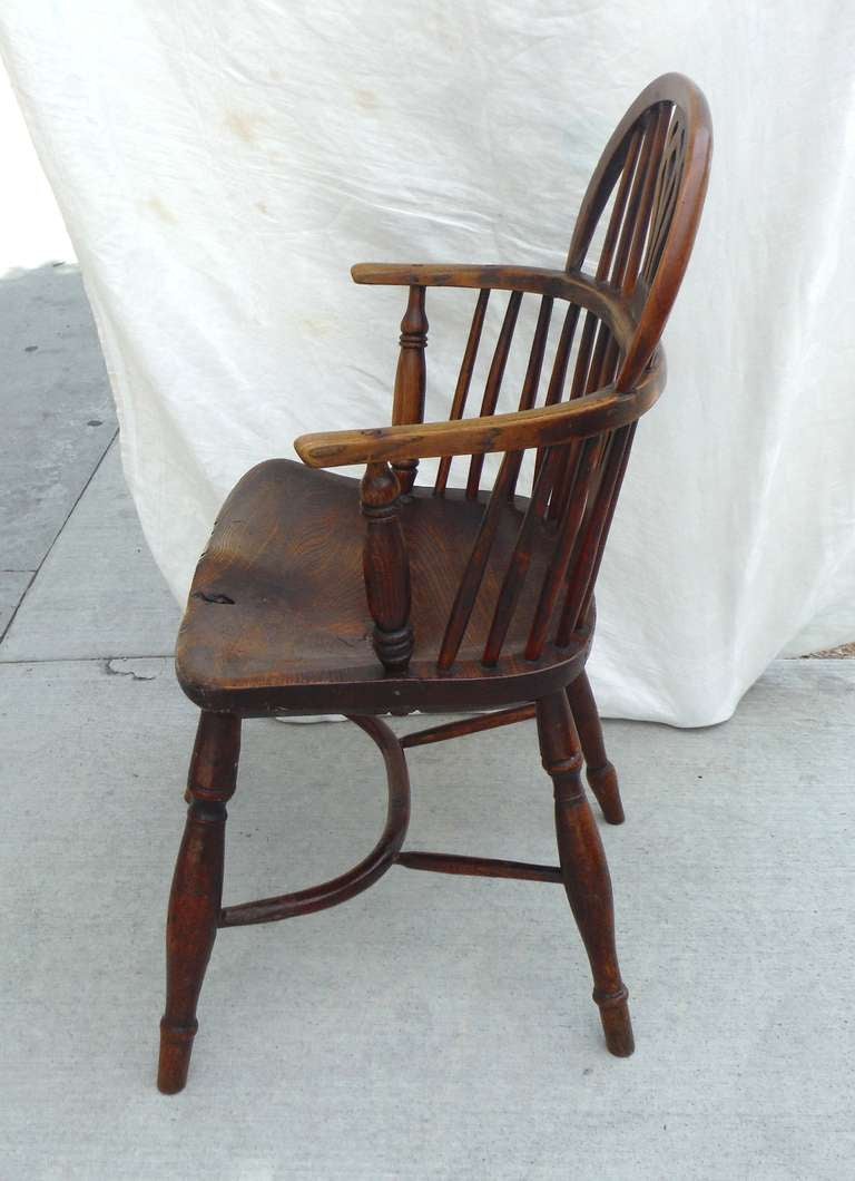 18th Century and Earlier 18thc English Windsor Bow Back Chair