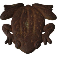 Antique Early 20th Century Frog Lawn Ornament