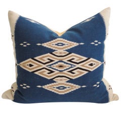 Fantastic Texcoco Indian Weaving Lg.pillow W/blanket Backing Fantastic Texcoco Indian Weaving Lg.pillow W/blanket Backing