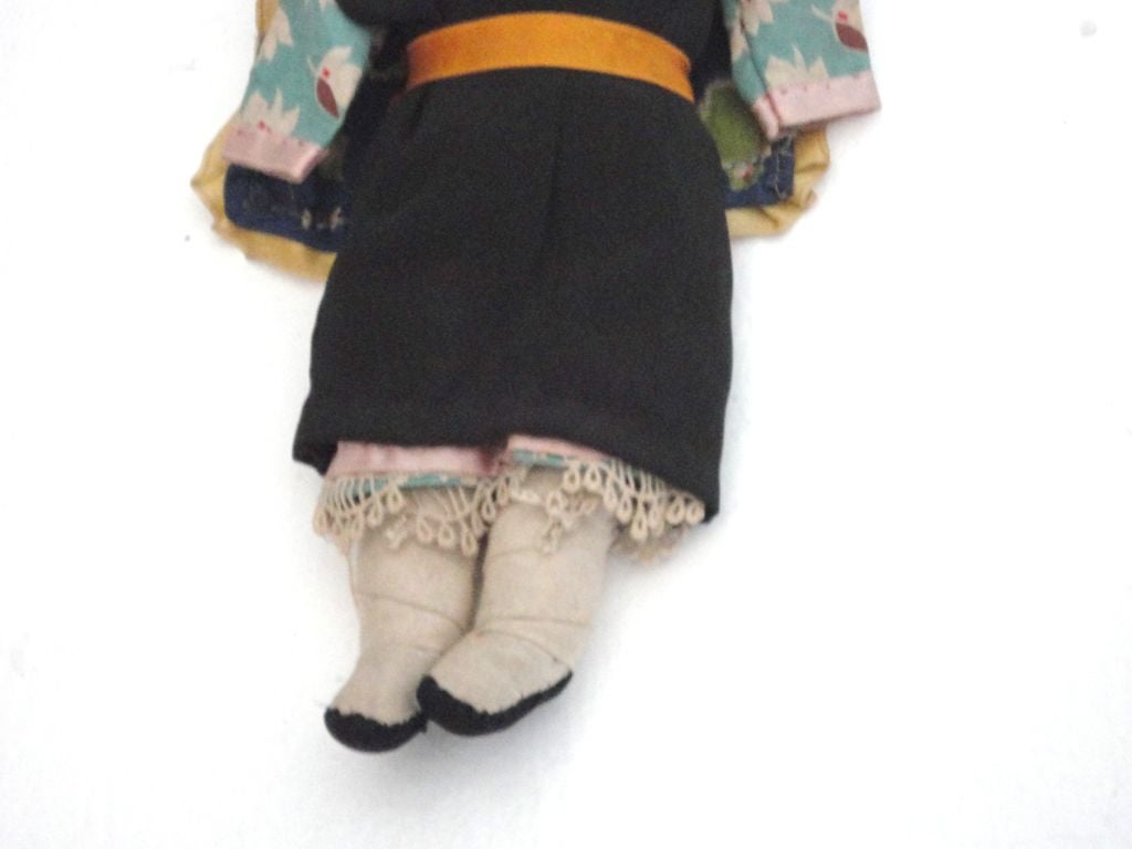Early 20thc Cochiti Indian Doll In Original Clothing 1