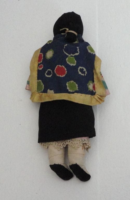 Early 20thc Cochiti Indian Doll In Original Clothing 2