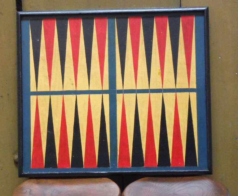 Fantastic Original Early 20thc Game Board