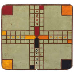 Original Painted Game Board with "ABCD"