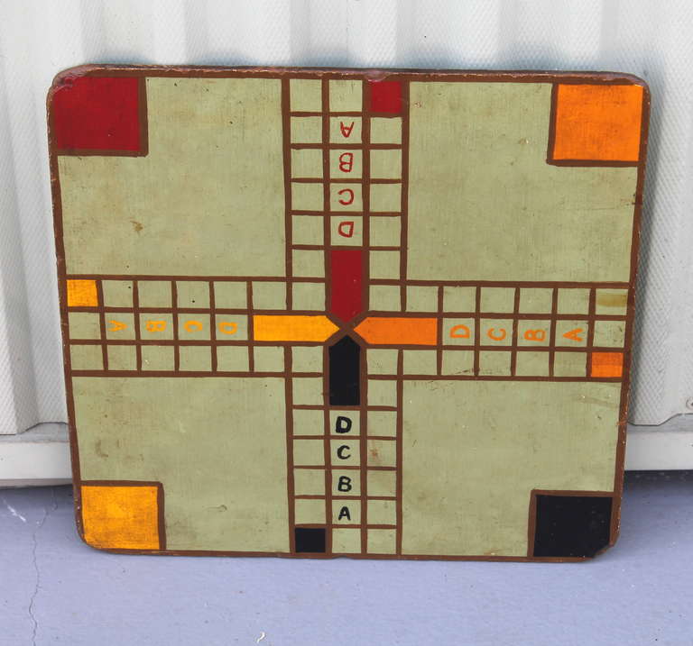 Pine Original Painted Game Board with 
