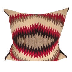 1930's Navajo Eye Dazzler Large Tv/throw Pillow