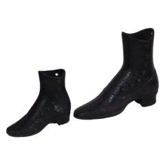 19th Century Small and Large Cast Iron Boots from Mannequin Forms 3