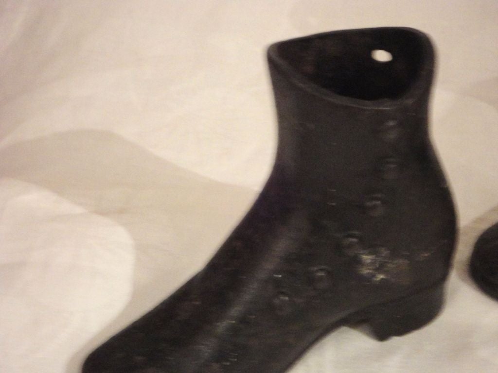 American 19th Century Small and Large Cast Iron Boots from Mannequin Forms