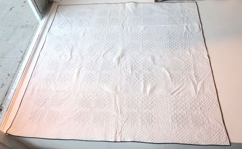 19thc Bear Paw Pattern Quilt From Pennsylvania 1
