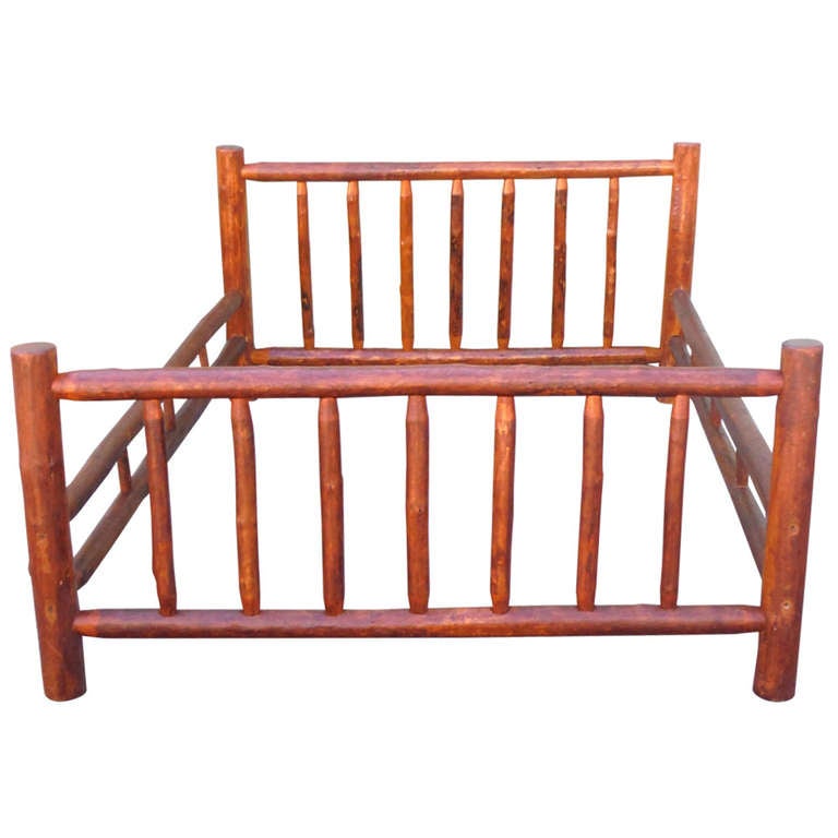 Old Hickory /Cypress Full Size Bed at 1stdibs