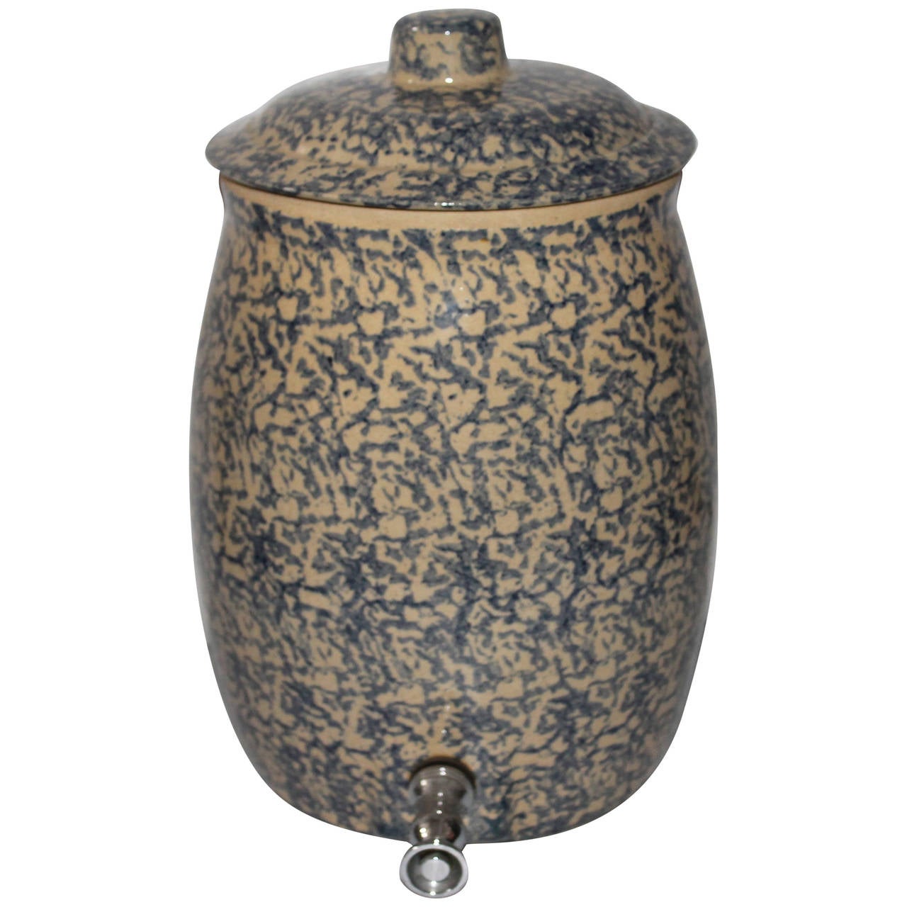20th Century Ransbottom Spongeware Water Cooler For Sale at 1stdibs