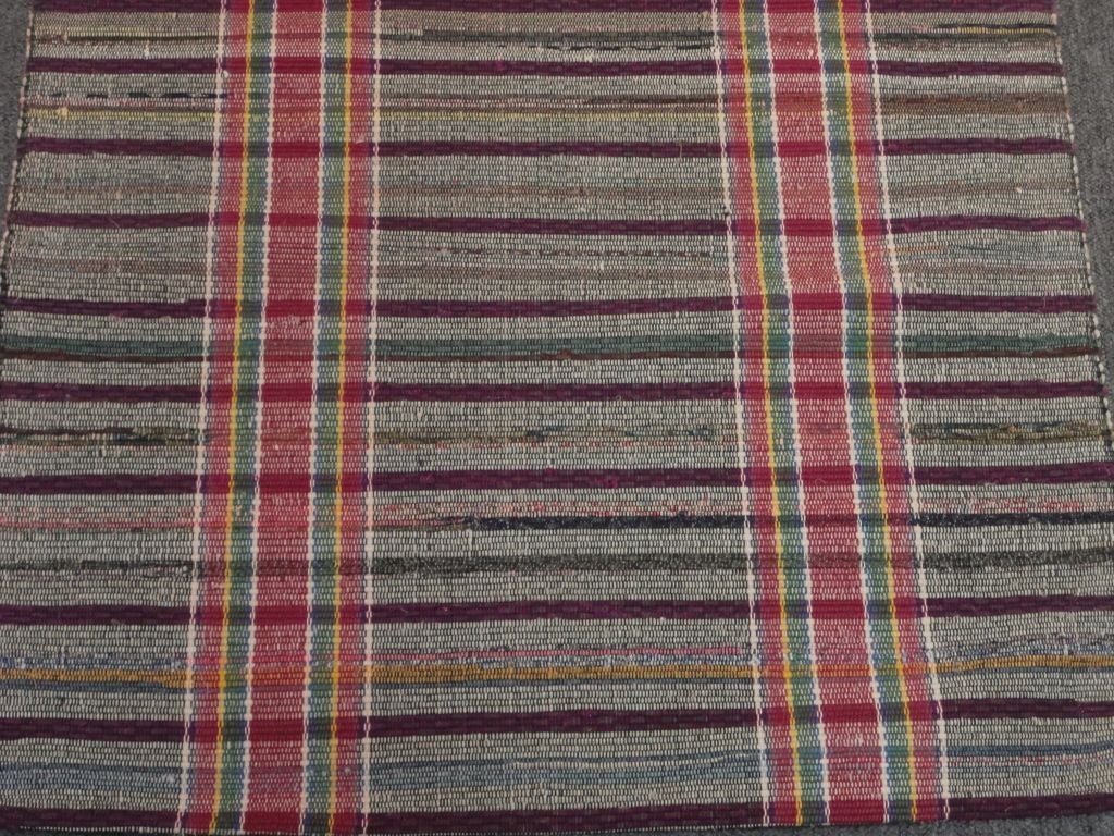 Pennsylvania Amish Rag Rug Runner /Great Colors16 Feet Long at 1stDibs