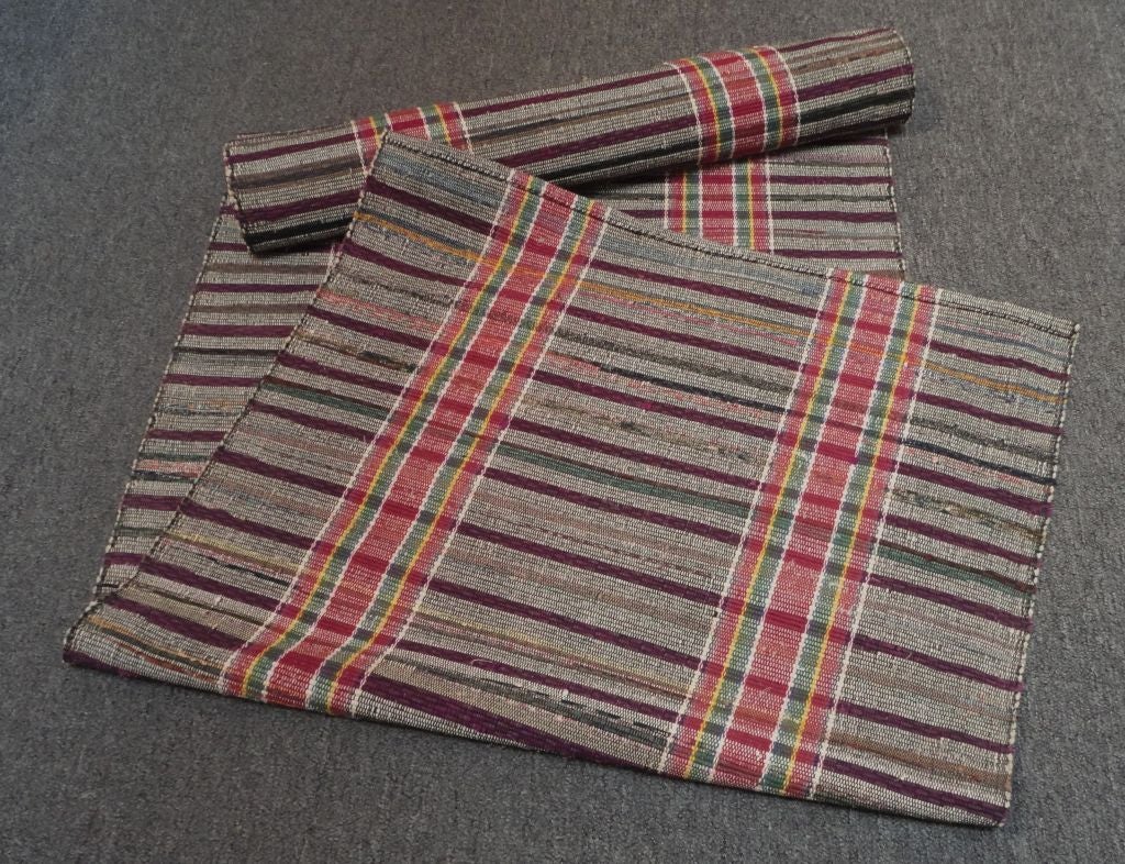 Pennsylvania Amish Rag Rug Runner /Great Colors16 Feet Long at 1stdibs