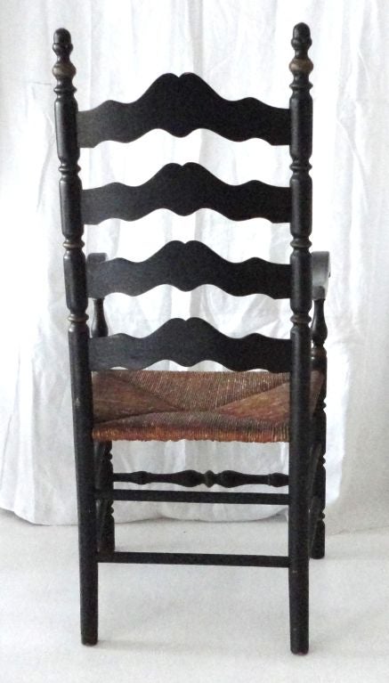 painted ladder back chairs