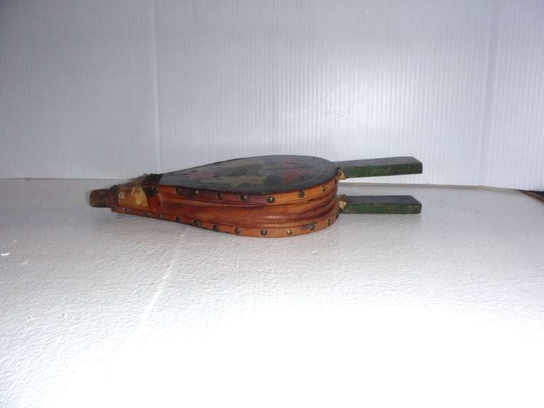 Fantastic 19th Century Paint Decorated New England Bellows 2