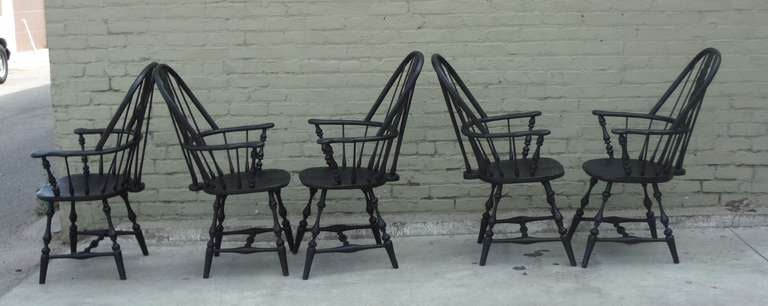 windsor chair black