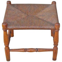 19thc New England Early Foot Stool