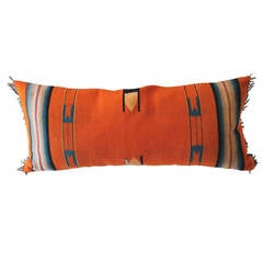 Fantastic Mexican/American Indian Serape Bolster Pillow