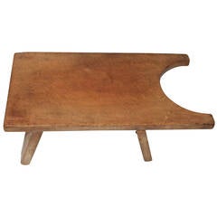 19th Century Cutting Board Bench from Pennsylvania