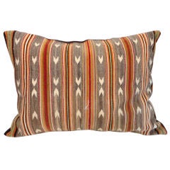 Fantastic Navajo Weaving Bolster Pillow In Amazing Colors