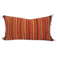 Fantastic Mexican Indian Weaving Bolster Pillow