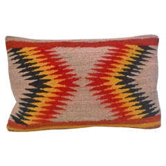 Navajo Indian Weaving Saddle Blanket Pillow