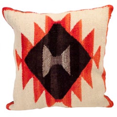 Vintage Navajo Indian Weaving Pillow
